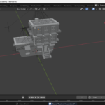 3D House Model on Blender Software