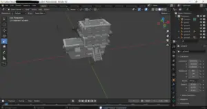 3D House Model on Blender Software