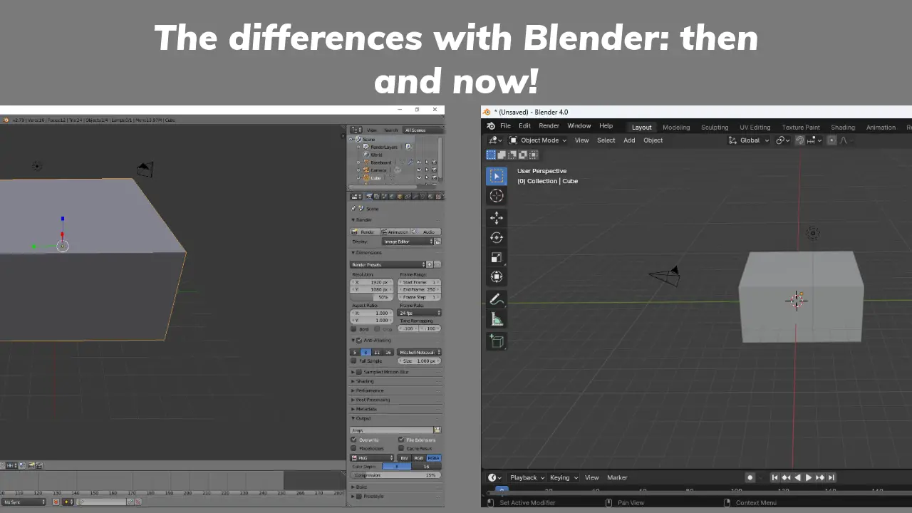 The Differences of Blender
